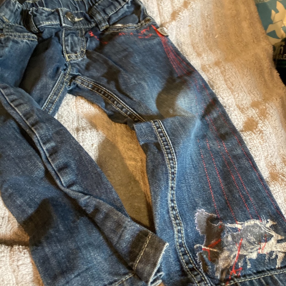 Toddler horse jeans